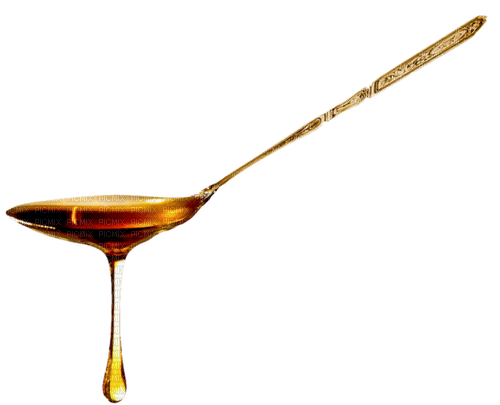 Miel.Honey.spoon.cuillère.Victoriabea - Free PNG