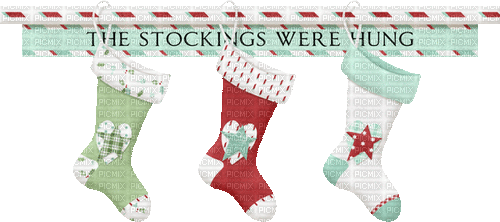 Christmas stocking. Leila - Δωρεάν κινούμενο GIF