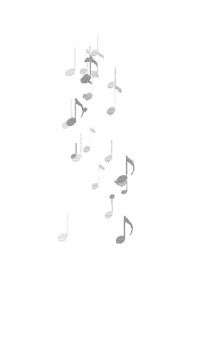 Musical notes.Musique.gif.silver.Victoriabea - GIF animate gratis