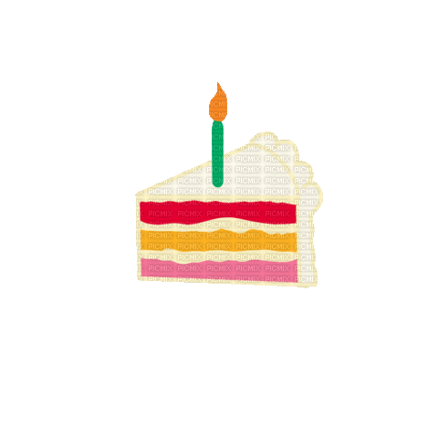 Happy Birthday Rainbow - Ingyenes animált GIF