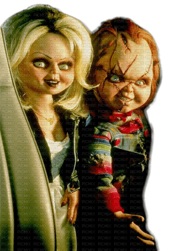 Chucky mit der Braut milla1959 - безплатен png