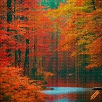 Autumn Forest and Lake - besplatni png