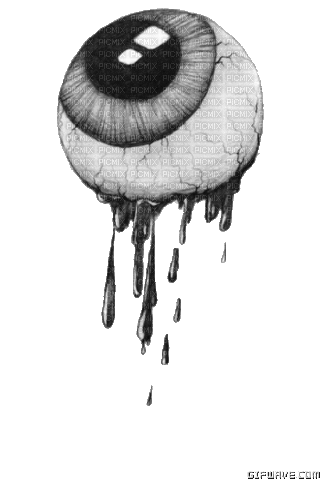 глаз ужас - Безплатен анимиран GIF
