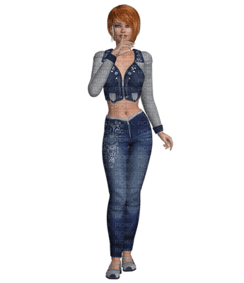 femme-3D - PNG gratuit