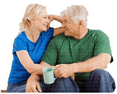 old couple - Free PNG