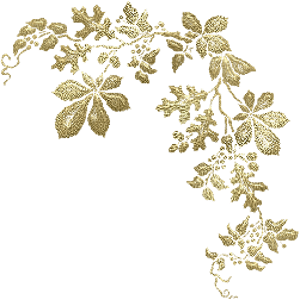 gold leaves - nemokama png