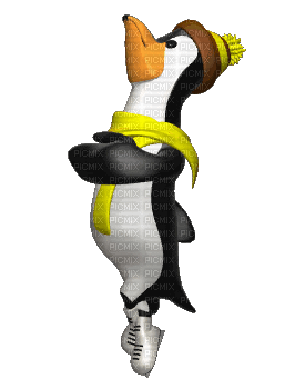 cecily-animation pingouin - Безплатен анимиран GIF