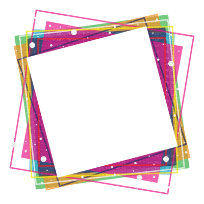 frame colorful cadre coulors - PNG gratuit