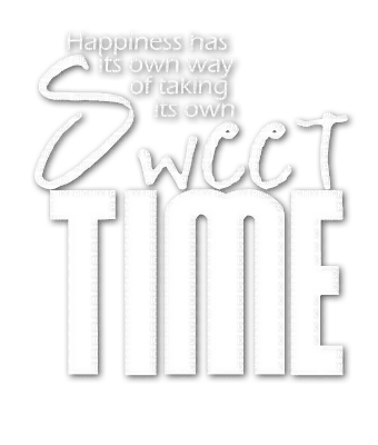 soave text sweet time white - png gratis