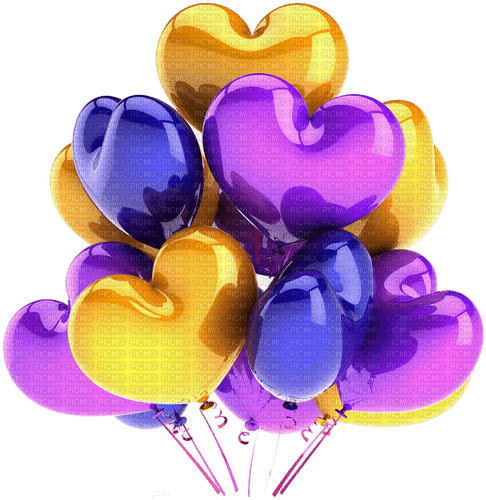 heart balloons Bb2 - besplatni png
