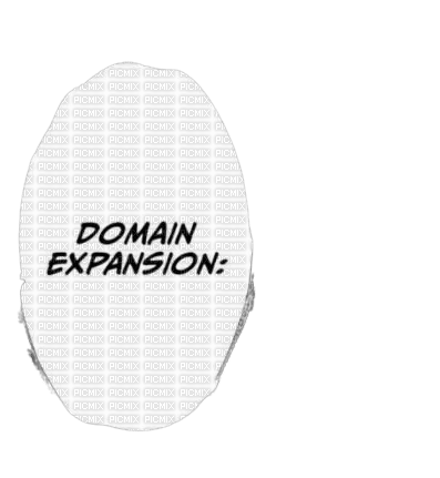 domain expansion jujutsu kaisen - png gratuito