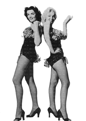 Femmes ( Jane RUSSELL et  Marilyn  Monroe) - png ฟรี