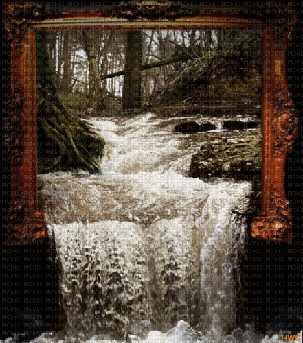 Background Waterfall - Ilmainen animoitu GIF