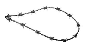 barbed wire - png gratuito