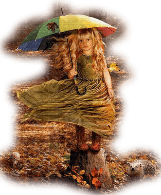 mujer con paraguas by EstrellaCristal - png gratis