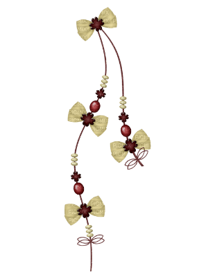 dark-red-white--decoration - PNG gratuit