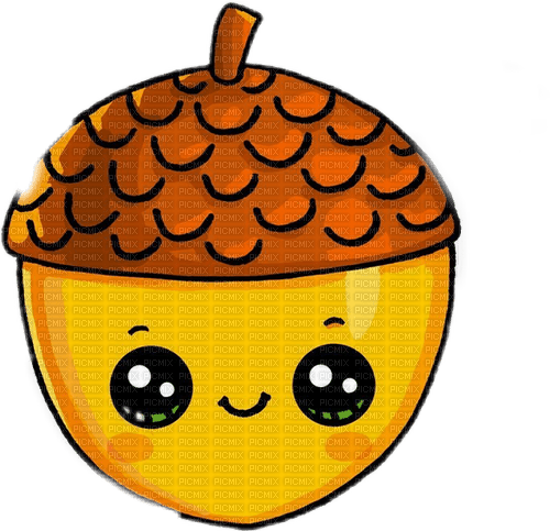 Cute Acorn - безплатен png