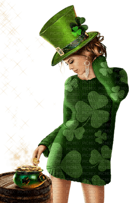 St. Patrick woman - фрее пнг