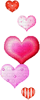 love hearts - Bezmaksas animēts GIF
