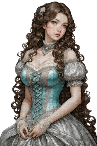 Victorian woman. Leila - ücretsiz png