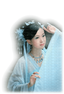 oriental woman bp - png ฟรี