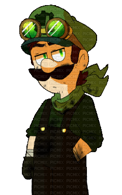 Steampunk Luigi - png gratis