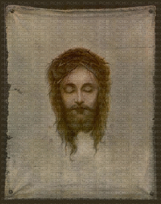 Antique Jesus Crowning of Thorns - Безплатен анимиран GIF