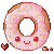 donuts rose - GIF animado gratis