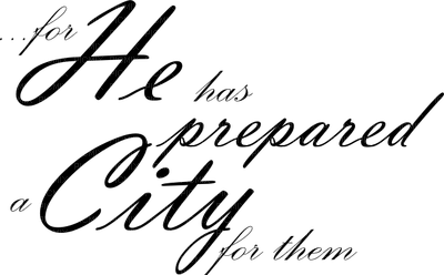 Kaz_Creations Text For He has Prepared a City for them - PNG gratuit