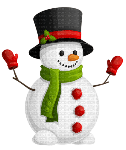Winter. Snowman. Christmas. Leila - 免费PNG