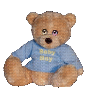 Teddy Baby Boy - GIF animé gratuit