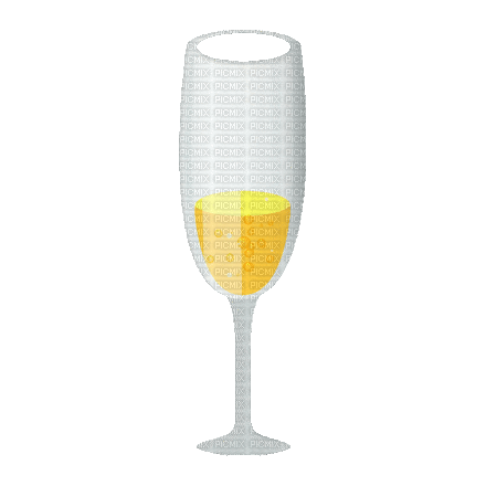 Champagner Glass - GIF animate gratis