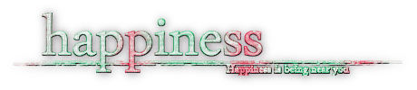 soave text happiness pink green - darmowe png