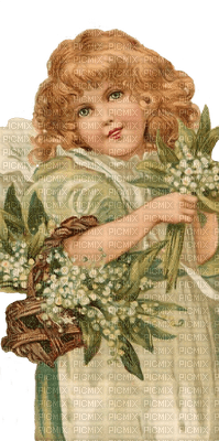 flower girl lily of the valley - ilmainen png