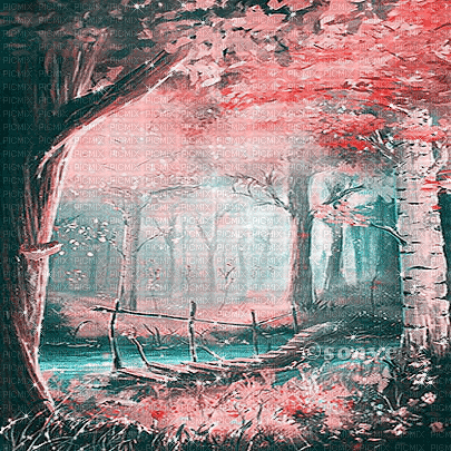 soave background animated autumn forest - Animovaný GIF zadarmo