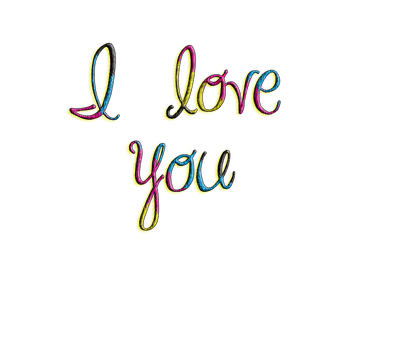 Kaz_Creations Text I Love You - ücretsiz png