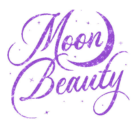 Moon Beauty.Text.Purple.gif.Victoriabea - Бесплатни анимирани ГИФ