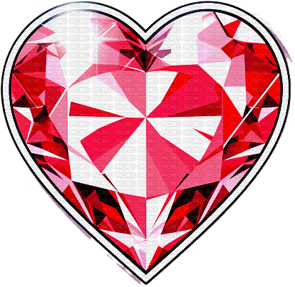 ♡§m3§♡ vDAY RED HEART JEWEL ANIMATED - GIF animado grátis