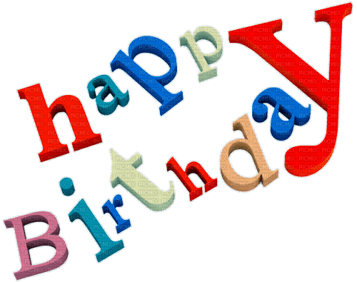 happy birthday milla1959 - PNG gratuit