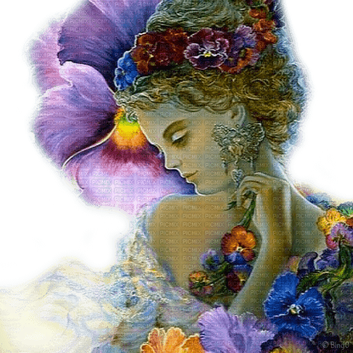 Y.A.M._Fantasy woman girl Josephine Wall - gratis png