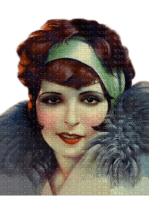 Art Deco woman bp - besplatni png