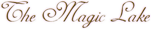 The Magic Lake text - PNG gratuit