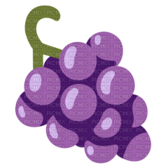 Grapes emoji - безплатен png