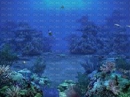 Fundo azul (mar) - ingyenes png