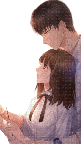 anime manga love couple dolceluna, dolceluna , manga , love , couple ,  mariaelisabetta - Free PNG - PicMix
