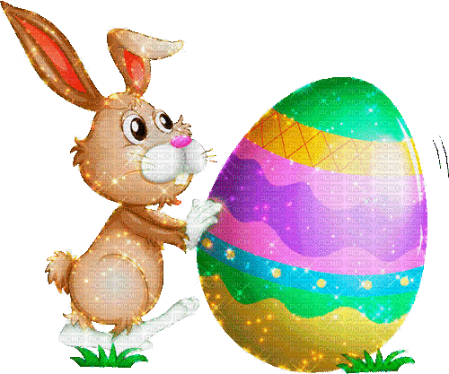 Easter hare by nataliplus - Kostenlose animierte GIFs