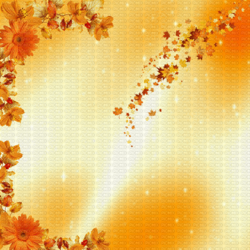 LU / BG /animated.autumn.leaves.orange.idca - Free animated GIF