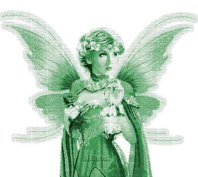 Y.A.M._Fantasy fairy green - GIF animasi gratis