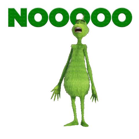 Grinch - Nooooo - Animovaný GIF zadarmo