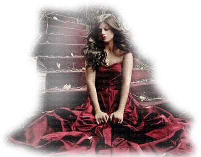 Kaz_Creations Woman Femme On Stairs - ilmainen png